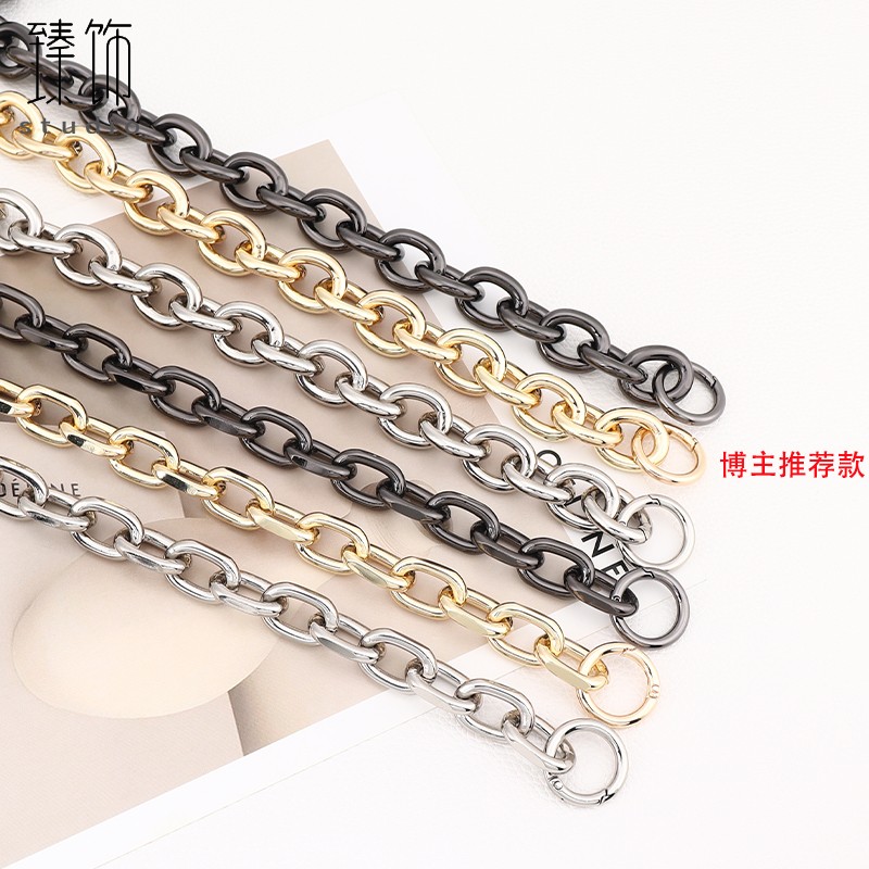 Long Chain Package Transformation Long Champ Portable Package Decorative Chain Fittings of Blow Hole