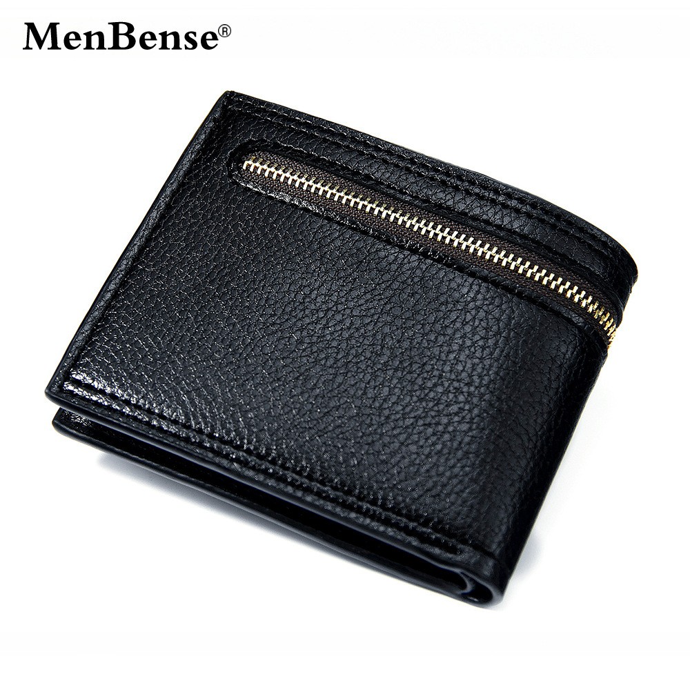 2022 Casual Men Wallets Short Card Holder Photo Holder Casual Style Male Wallets Luxury Men Purses PU Leather Wallet for Men