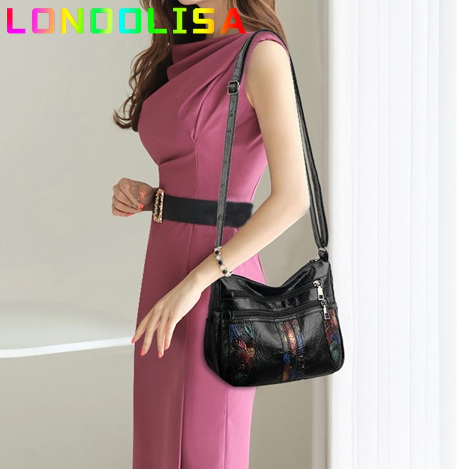 Multi-pocket casual crossbody bag for women fashion shoulder bag and purse high quality large capacity messenger bag