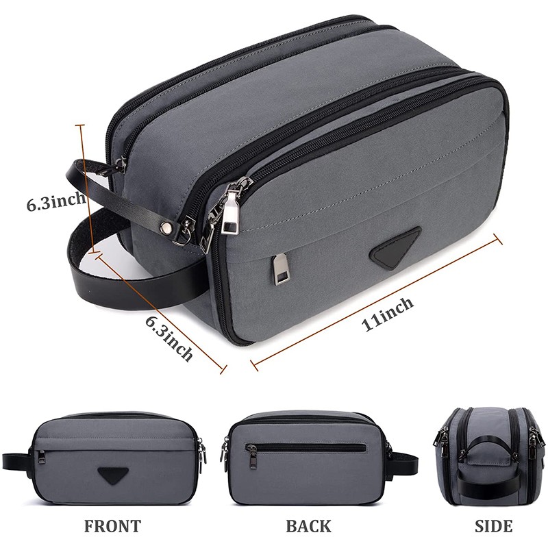 Travel Business Toiletry Bag Waterproof Shaving Toiletry Kit for Men Women Shower Bathroom Makeup Toiletry Organizer Handbag