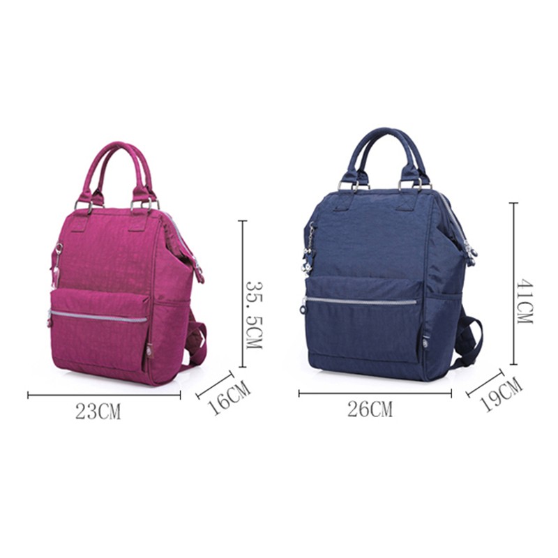 2021 new nylon backpack students school bag for teenage girls boys backpacks fashion street laptop bag female backpack