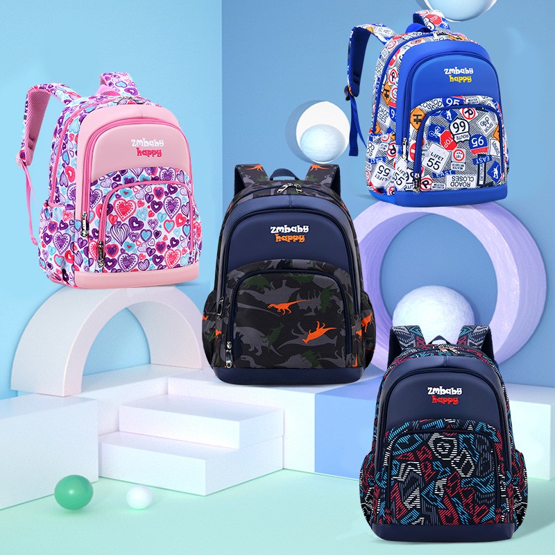 Children's school backpack, waterproof printed school bag for teenagers, boys and girls