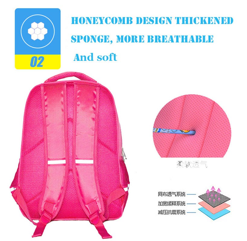 Girls Spirit Riding Casual Print Mochila Escolar School Backpack for Teenage Girls Nylon Waterproof Backpacks Female