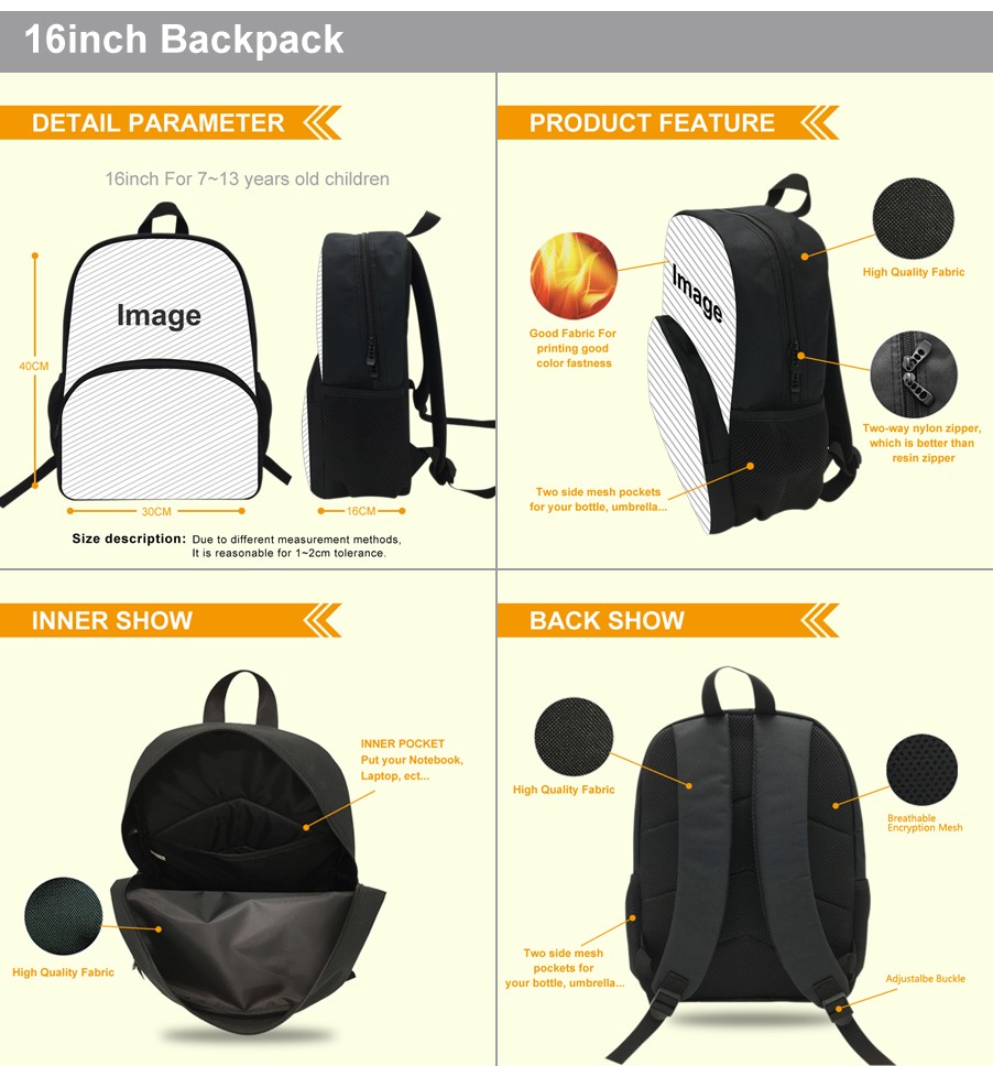 3 قطعة Mochila xxxtection طباعة على ظهره للبنين بنات حقيبة مدرسية s أطفال Warterproof نمط BookBag أطفال حقيبة مدرسية حزمة