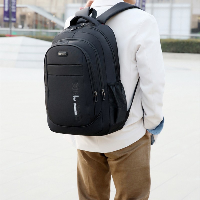 Men's Casual Oxford Laptop Bag Fashion Teenager School Bags Travel Sports Student School Bags Pack For Male Women Female