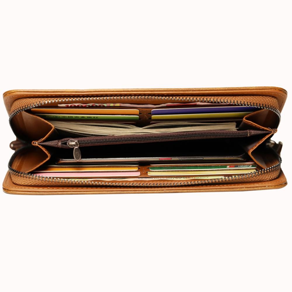 Stylish Wallet Men Long Wallet Coin Purse Men's Passport Bag Credit Card Holder Multifunction Creative Mobile Wallets