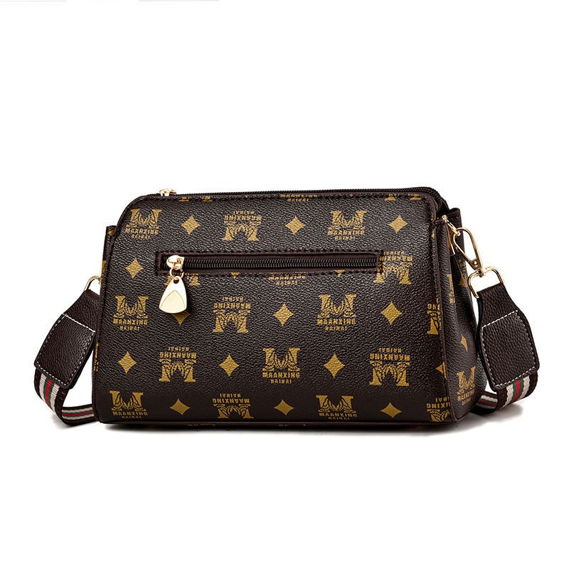 2021 new style shoulder bag fashion print all-match large capacity mini bag brand design lightweight broadband messenger bag