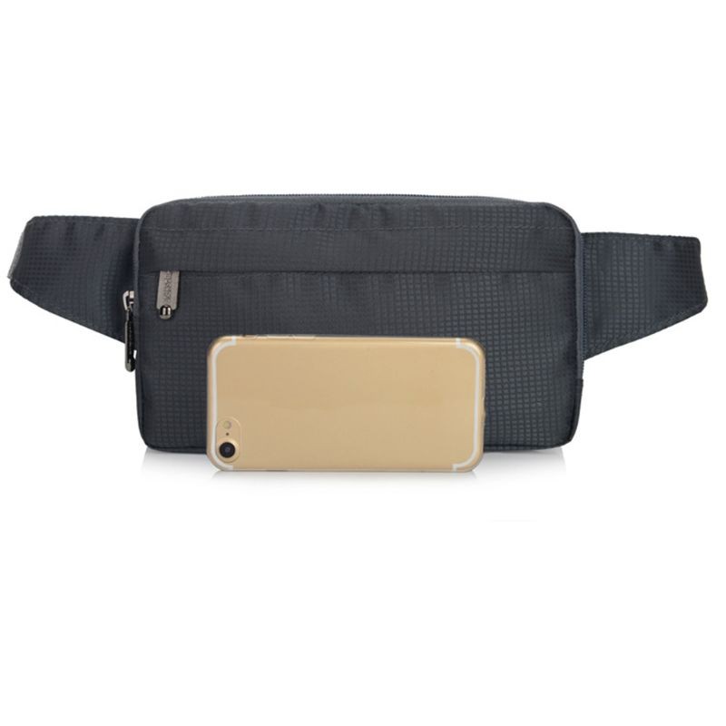 New Fashion Men's Nylon Belt Bum Waist Phone Pouch Fanny Pack Male Multifunctional Casual Crossbody Shoulder Sports Zip Chest Bag