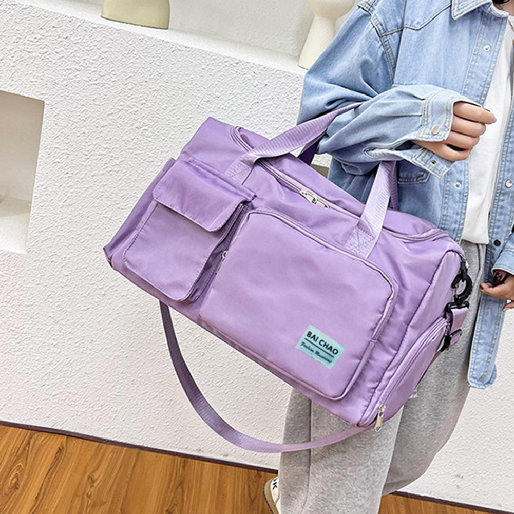 Outdoor Casual Large Capacity Women Sports Handbags Fashion Patchwork Women Handbags Fitness Crossbody Bag Travel Shoulder Bag