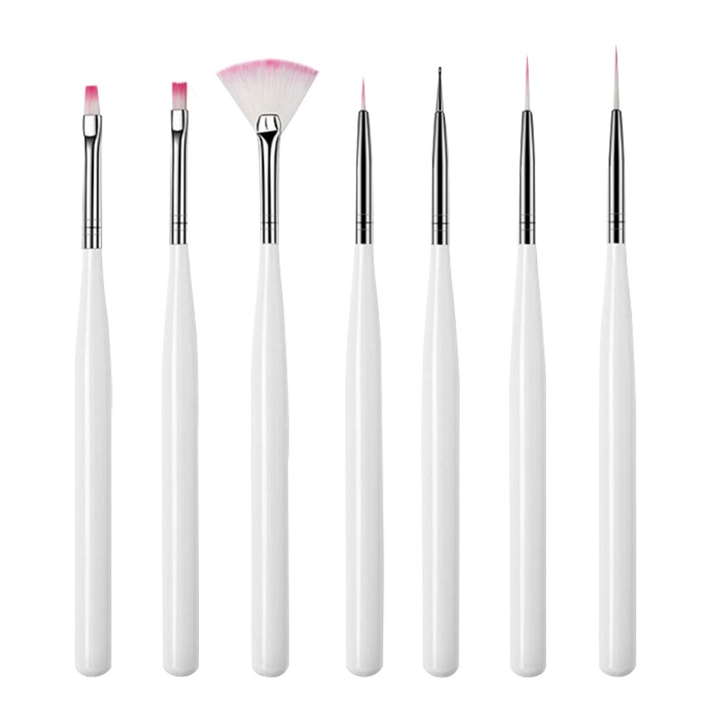 nail brush set manicure gel brush for nail stickers manicure brush liquid powder tool acrylic carving brush gel liner brush set