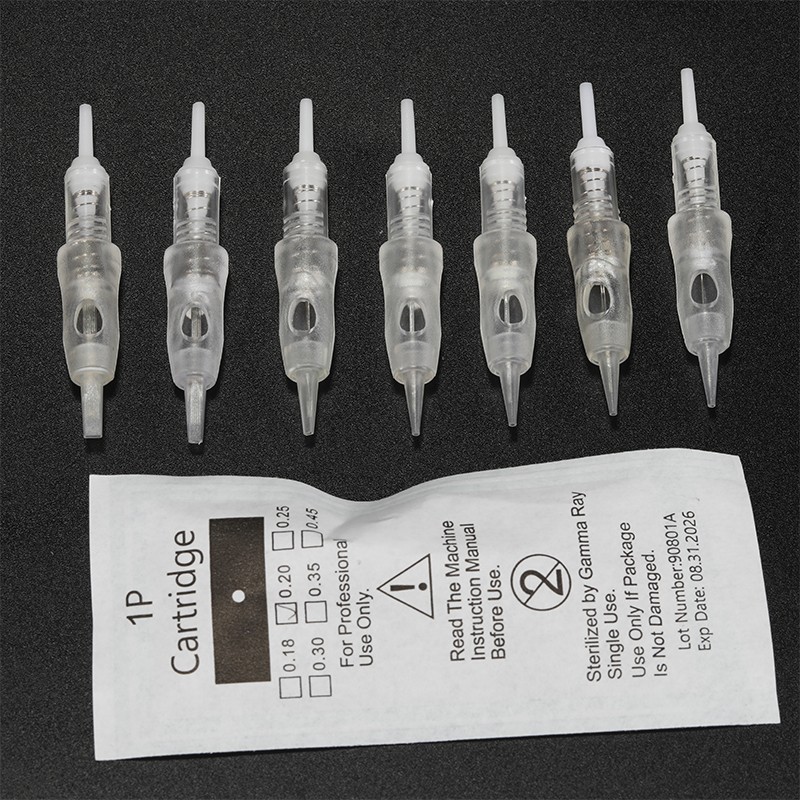 Permanent Makeup Tattoo Needle Cartridge For Tattoo Machine Kit Eyebrow Lip Needle 1R 2R 3R 5R 3F Microblading Tattoo Supplies