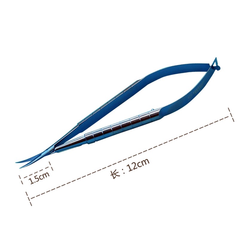 مجهرية مقص Forcep التحقيق مايكرو هوك الملقط ملعقة 12 سنتيمتر الفولاذ المقاوم للصدأ مجسات ، السنانير ، ملاعق ، المضارب الملقط