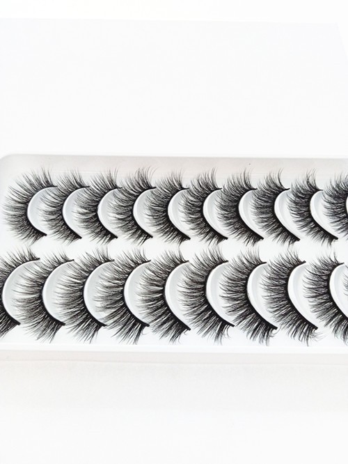 QUXINHAO wholesale 10 pairs lashes eyelashes cilios 3d mink lashes mink eyelashes wholesale false eyelashes maquiagem