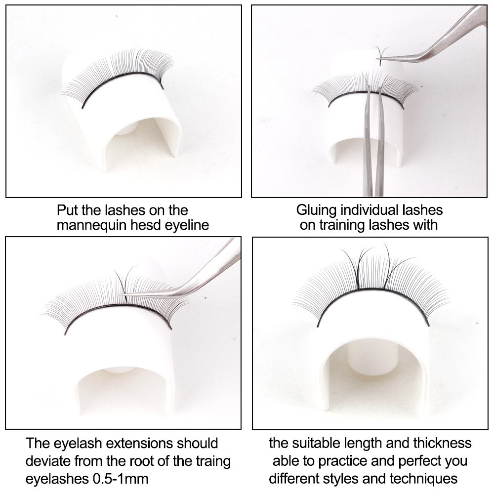 مجموعة الرموش الصناعية الفردية ، مجموعة من 5 ، 10 ، 15 أو 20 صندوق ، تدريب للمبتدئين ، شريط المنك ، أدوات تمديد الرموش