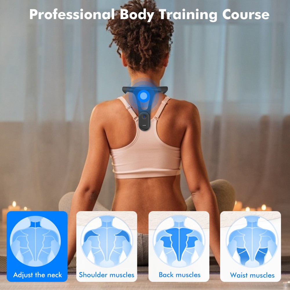 HIIP Intelligent Posture Correction Device Smart Posture Correction Reminder Wearing Back Posture Training Corrector for Adults