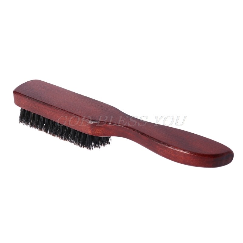 Wood Handle Hair Brush Bristle Beard Brush Comb Styling Detangling Straightening Drop Shipping