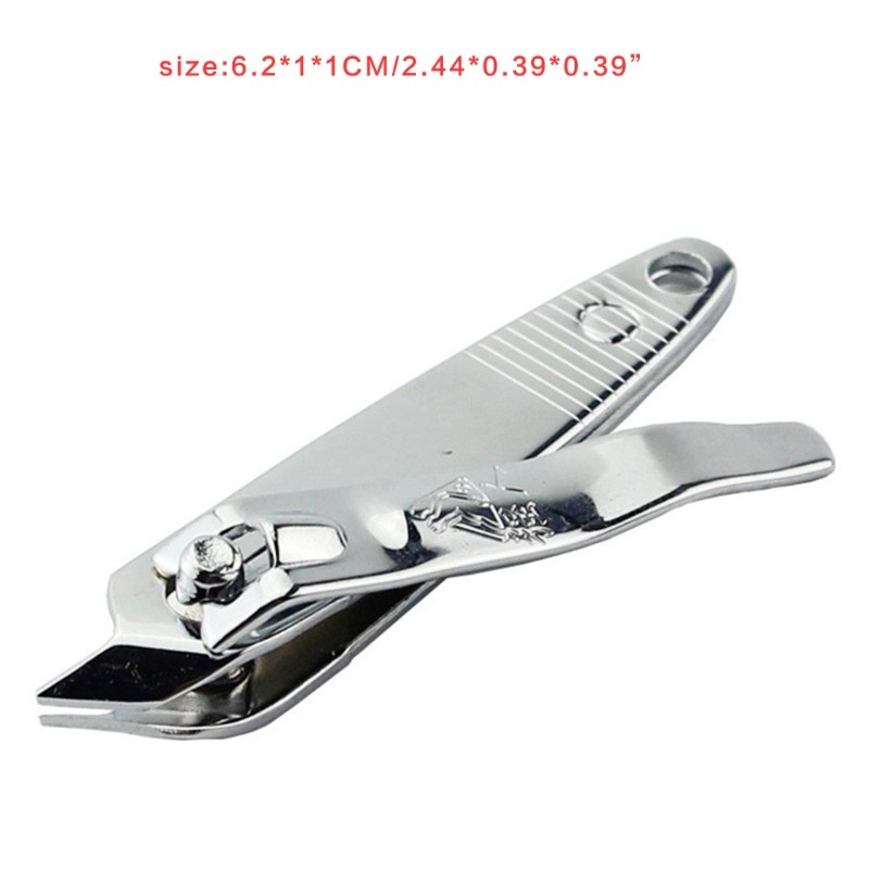 2pcs Stainless Steel Slant Edge Nail Cutting Clippers Pedicure Manicure Tool Slant Tip Cuticle Cutter Nail Toe Scissors