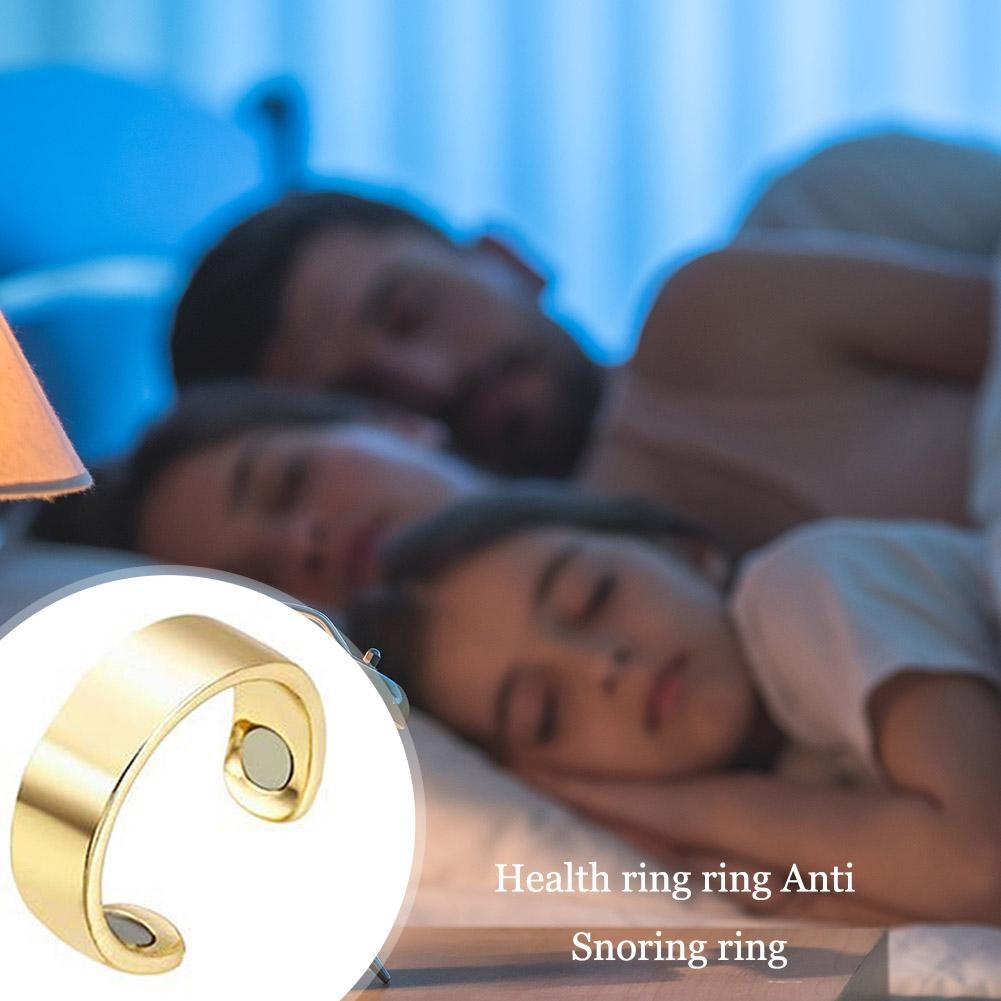 Anti-Snoring Device Ring Magnetic Therapy Acupressure Anti-Ring Ring Anti-Snoring Ring Stopper Sleeping Aid Device