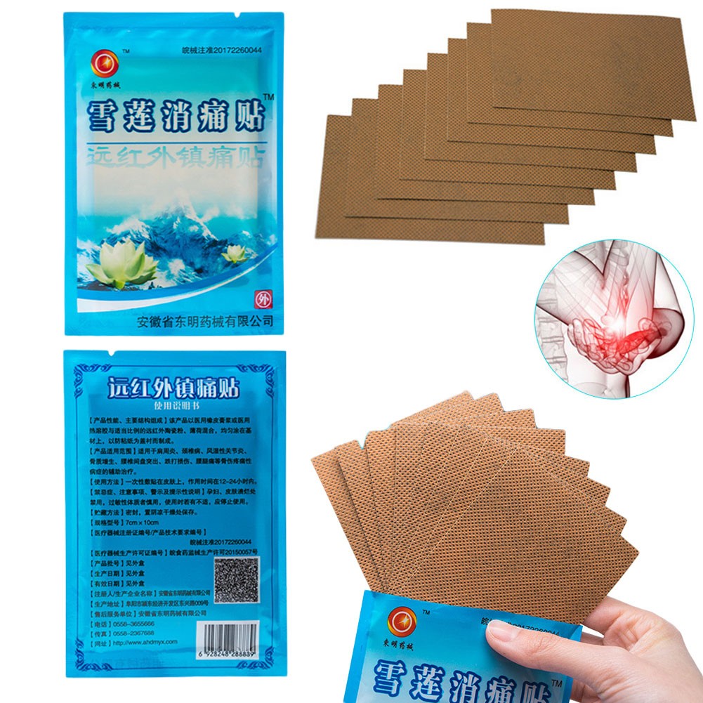 40pcs/lot Chinese Herbal Pain Patch Arthritis Back Muscle Pain Relieving Stickers Body Pain Killer Medical Plaster