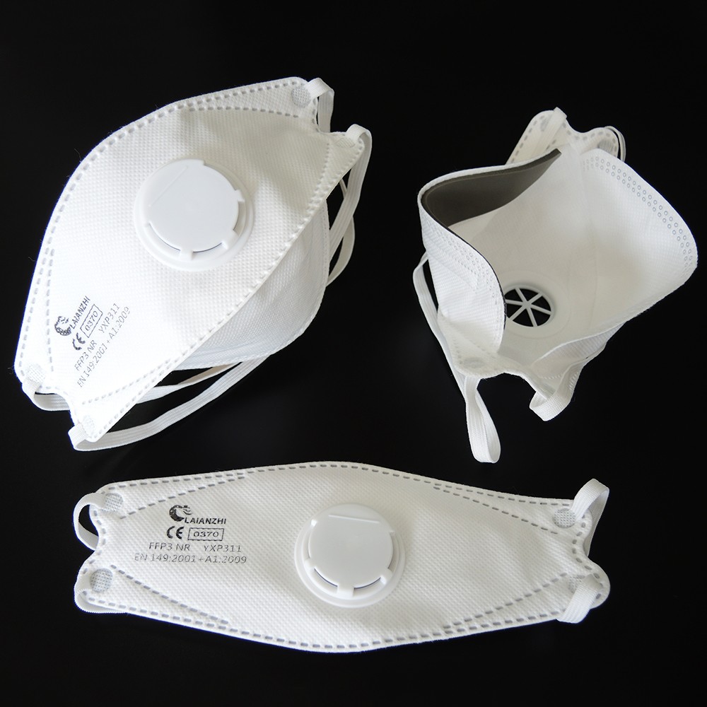 LAIANZHI CE FFP3 Face Masks Disposable Virus Protective Valve Face Mask ffp3fan fpp3 Headwear Certified Health Masks