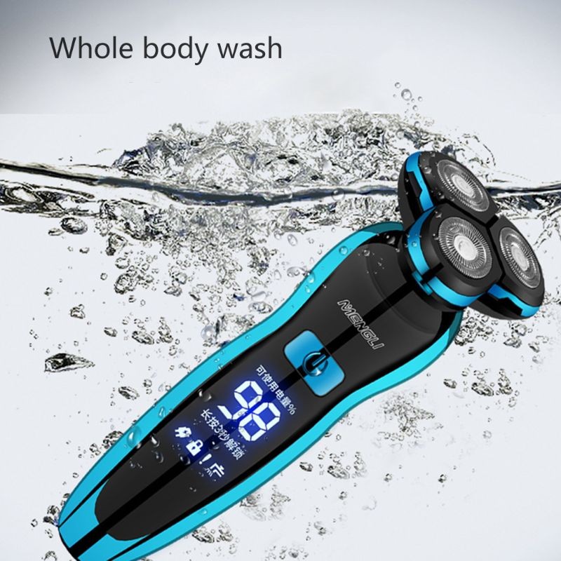 Electric Razor Electric Shaver Rechargeable Shaver For Men Beard Shaving Wet Dry Dual Use Water Proof Fast Shipping