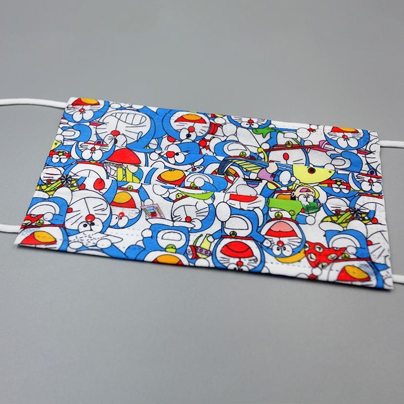 New adult 50pcs cartoon Doraemon cartoon pattern printing thick 3-layer protective comfortable breathable disposable mask