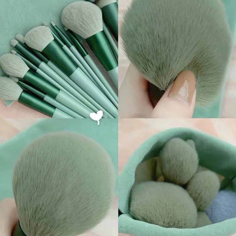 13pcs Soft Fluffy Makeup Brushes Set for Cosmetic Foundation Brush Powder Eyeshadow Kabuki Blending Makeup Brush Beauty Tool