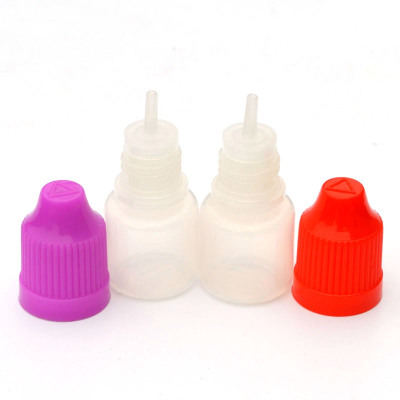 50pcs Empty 3ml Plastic Dropper Vials With Childproof Cap And Long Tip For Liquid PE Soft Needle Bottle