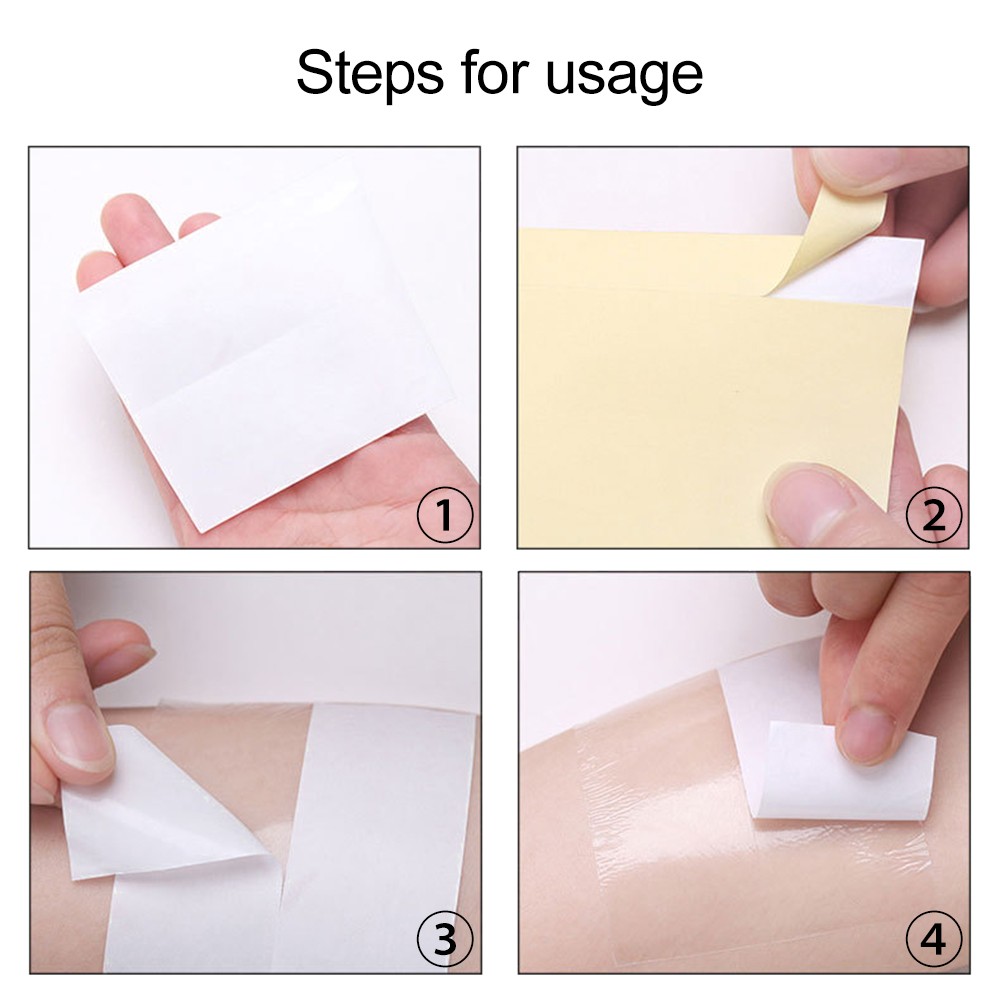 1 Roll Disposable Underarm Prevent Sweat Pads Transparent Underarm Dry Antiperspirant Sticker Keep Dry Sticker TSLM2