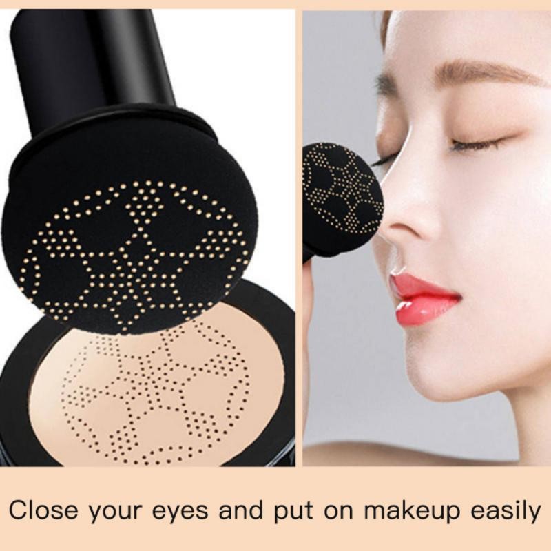 Brighten BB Cream Mushroom Head Air Cushion Concealer With Puff Moisturizing Liquid Foundation Cc Cream Face Makeup For All Skin