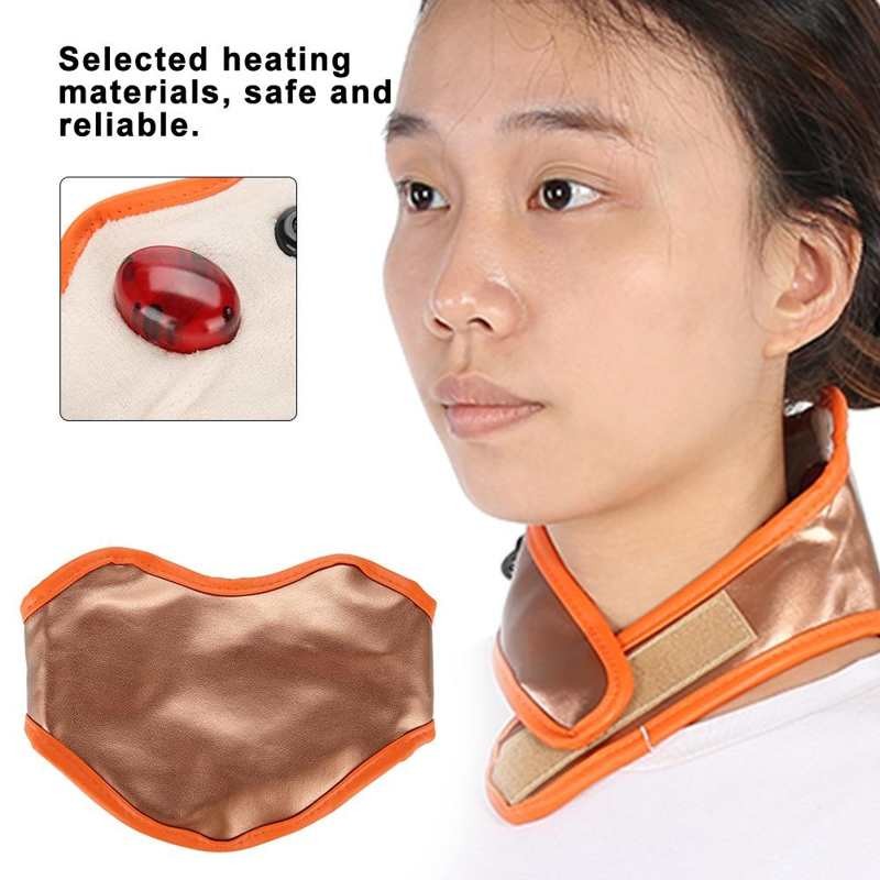 Tourmaline Self Heating Neck Magnetic Therapy Belt Spontaneous Heating Neck Braces USB Cervical Vertebra Protection Massager