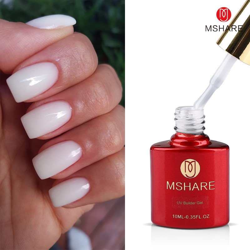 MSHARE Natural Looking Builder Gel Nail Extensions 10ml