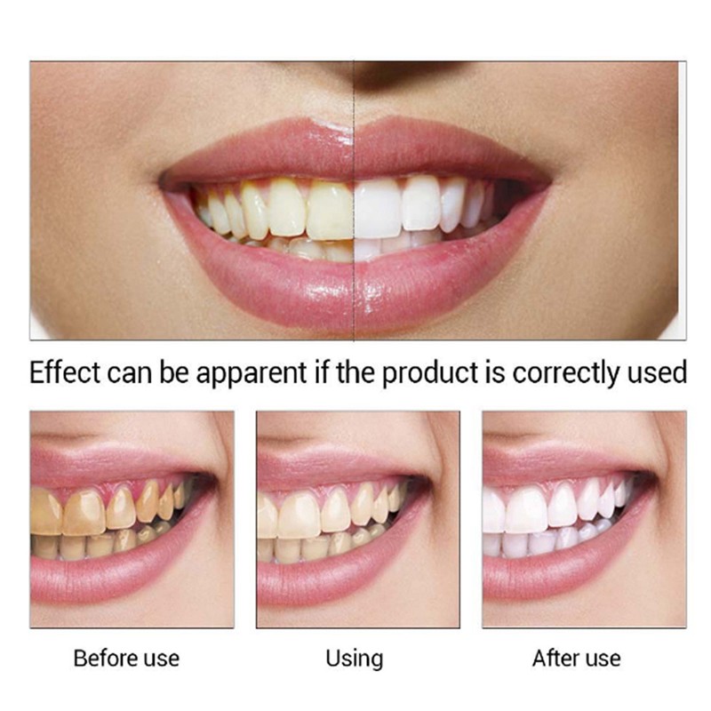 Fresh Shining Teeth Cleaning Serum Toothpaste Teeth Whitening Oral Hygiene Removes Plaque Stains Bad Breath Dental Tool TSLM1