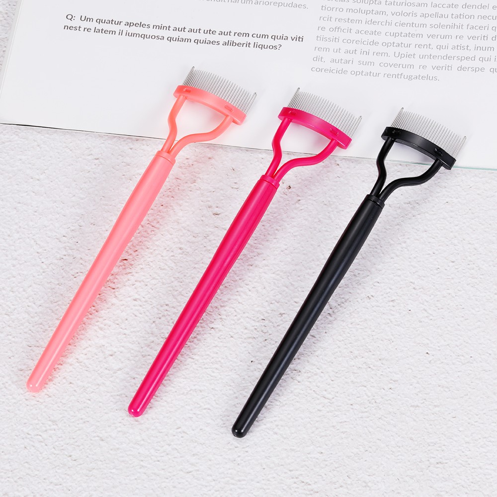 Lash Comb Eyelash Curler Beauty Makeup Lash Separator Metal Eyelash Brush Comb Mascara Separator Beauty Makeup Cosmetic Tool