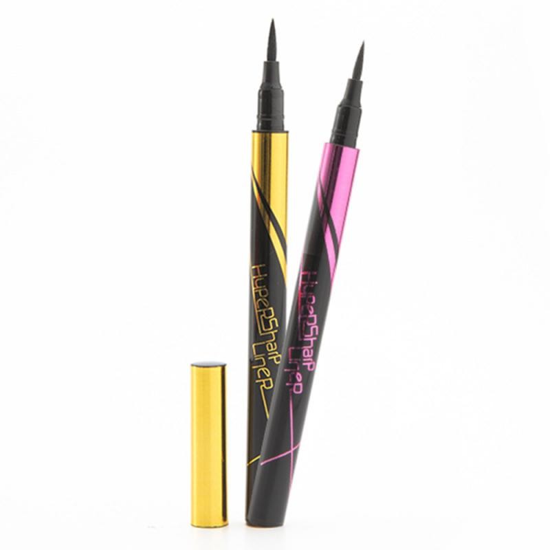 1 Piece Small Gold Pen Quick Drying Eyeliner Waterproof and Non Smudge Eyeliner Pen Liquid Eyeliner Pen Natural Longlasting Useful