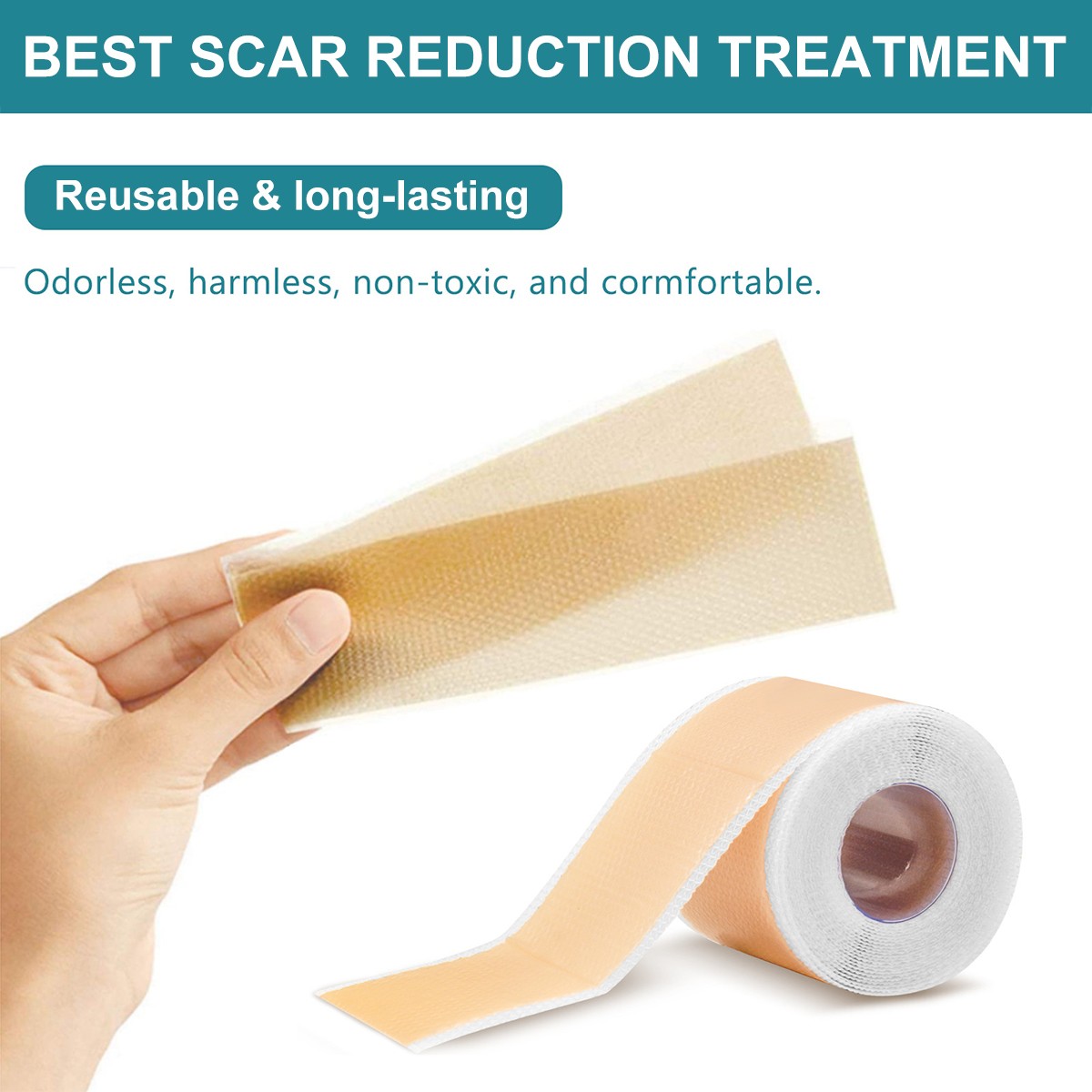 Scar Removal Patch Medical Grade Self Adhesive Silicone Scar Patch for Trauma Surgery Acne Burn Skin Repair Scar Treatment Patch
