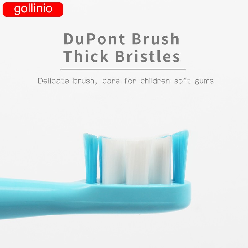 Gollinio Electric Toothbrush Kids Usb Fast Charging GL54B Children's Toothbrush Rechargeable Toothbrush Replacement Head