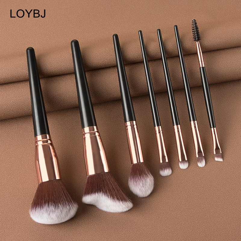 Loebig Beauty Makeup Brushes Cosmetic Brush Set Powder Foundation Blush Highlighting Eye Shadow Eyebrow Eye Lashes Make Up Tools