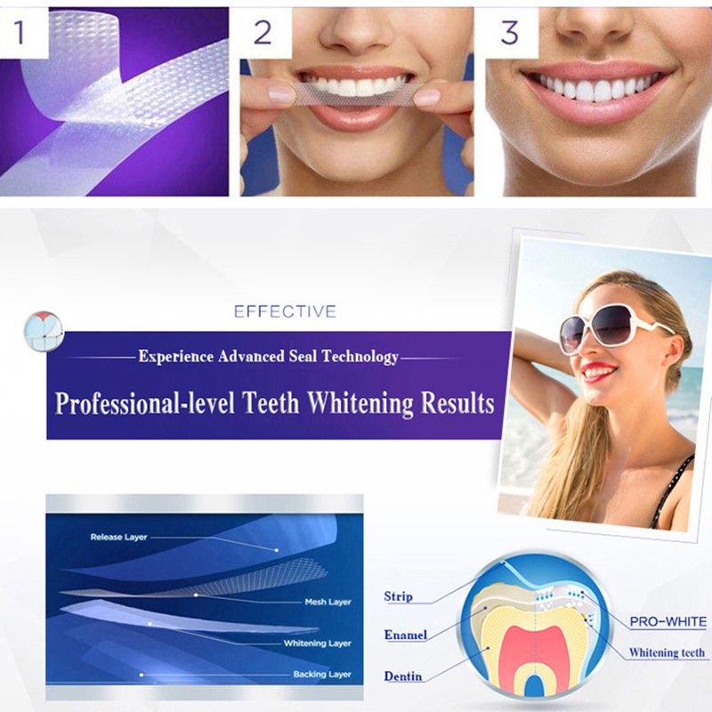 3D White Teeth Whitening Strips Professional Effects White Teeth Soft Bristles Charcoal Toothbrush Teeth Whitening Whitestrips