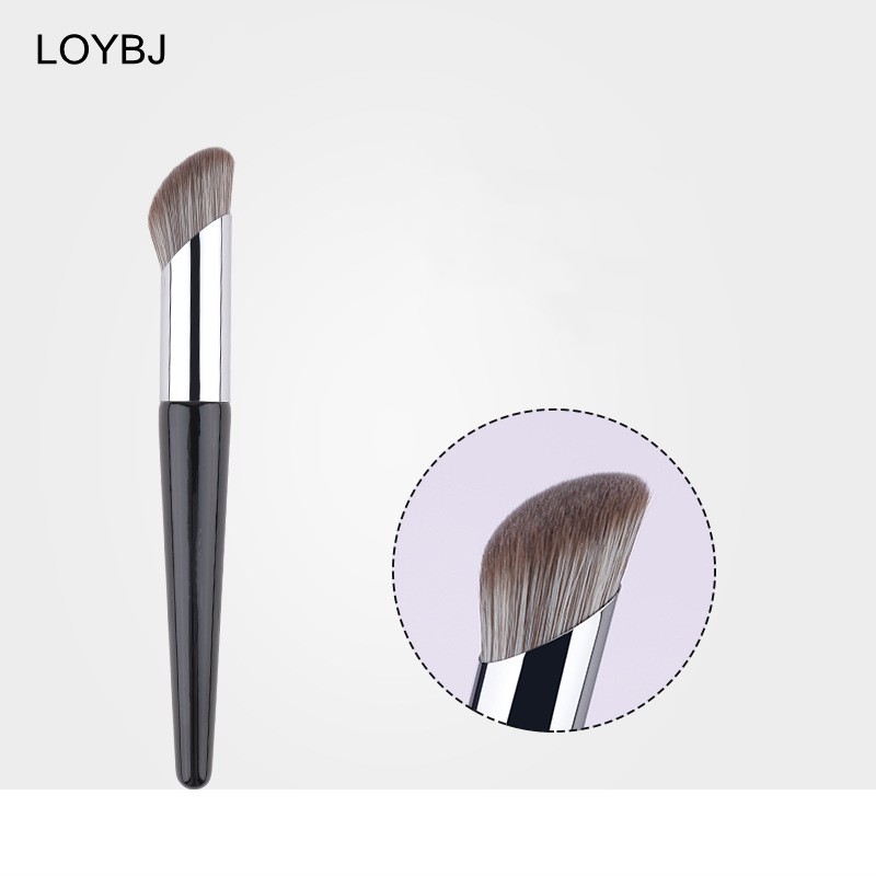 LOYBJ 1pcs Finger Belly Foundation Makeup Brushes Cosmetic Powder Liquid Foundation Concealer Cream Bevel Head Make Up Brush