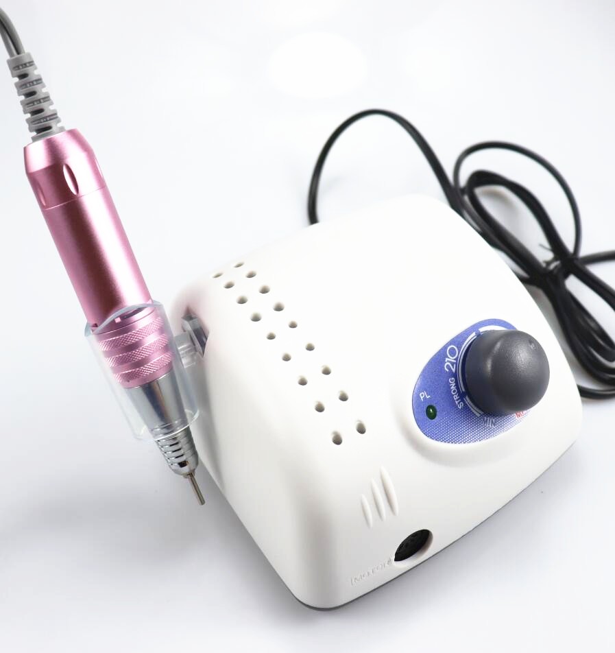 Strong 210 Pro Nail Drill 65W 35000 Machine Cutters for Manicure Electric Nail Drill Grinding Manicure Machine Nail File Polish