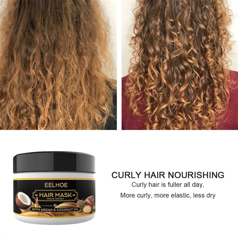 50g Oil Head Styling Fluffy Hair Care Essential Oil Curly Hair Styling Nourishing Hair Care Elastin Nourishing Cream