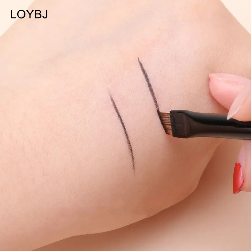 Loebig 1/2pcs Blade Makeup Brushes Thin Angled Eyebrow Flat Brush Fine Eyeliner Brush Professional Liner Eyebrow Beauty Makeup Tools