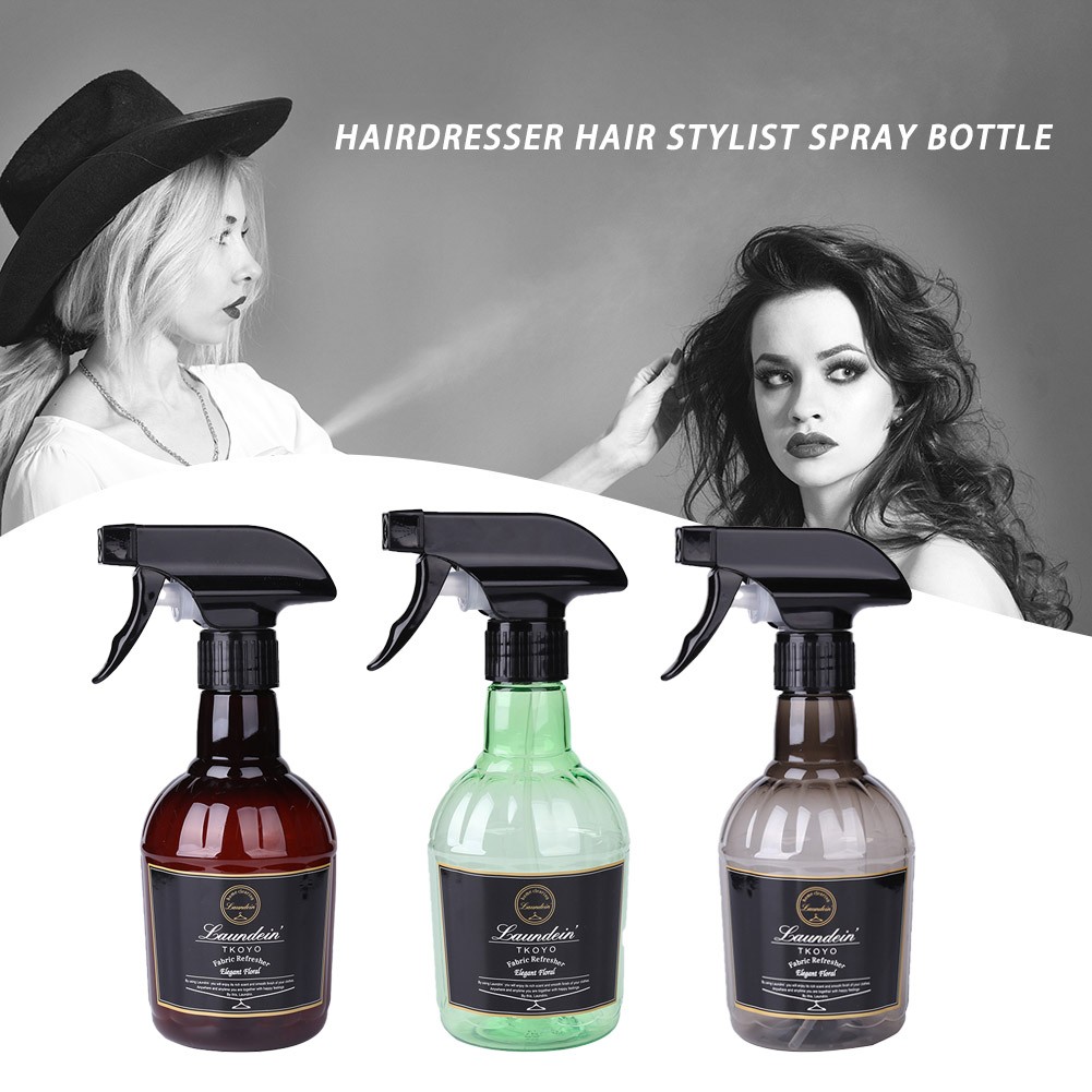 500ml hairdressing spray bottle salon barber hair tools water sprayer retro whiskey oil head watering can