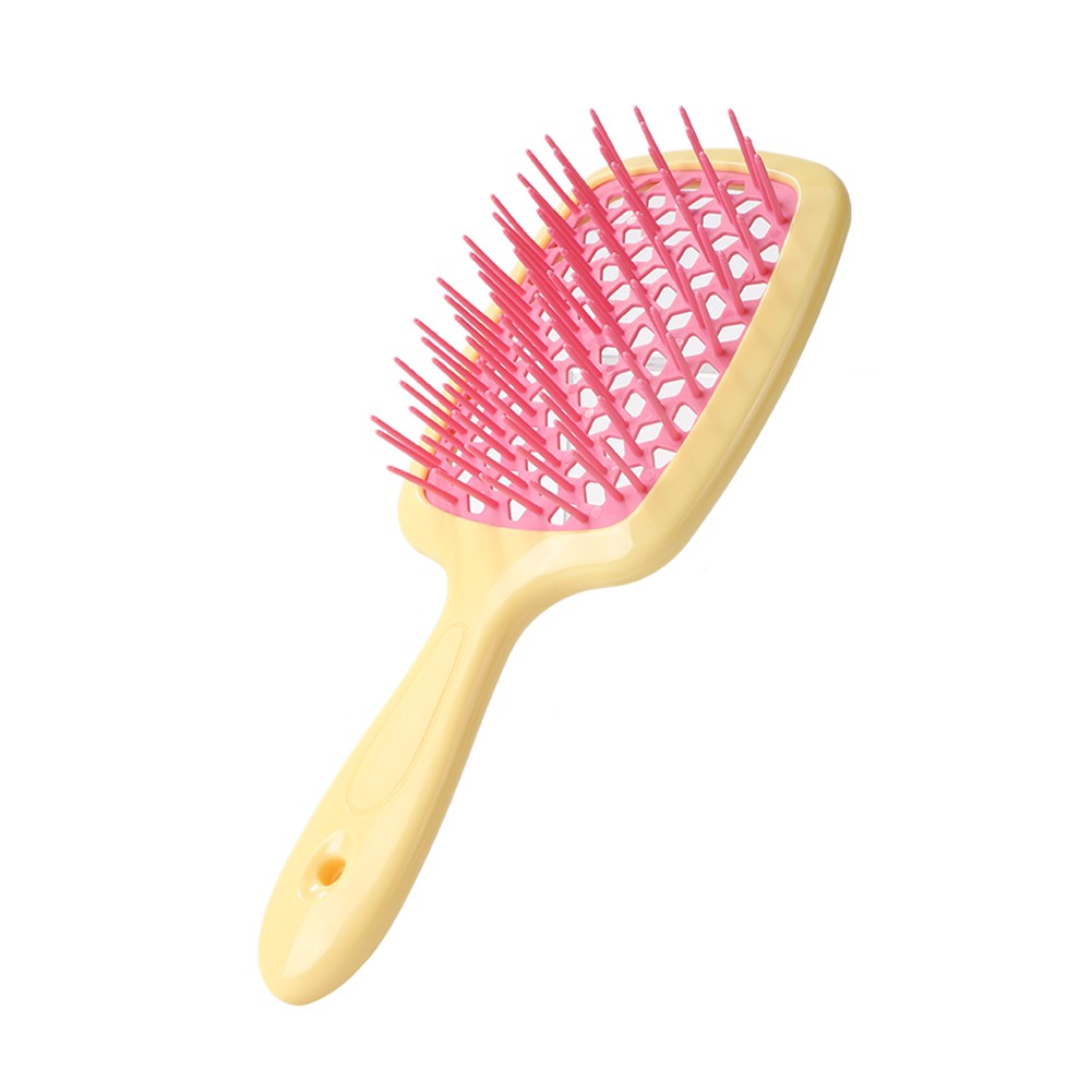 Plastic Hollow Mesh Comb Wet Dry Dual-use Women Scalp Massage Comb Hair Brush Hollow Out Home Salon DIY Hair Styling Tool