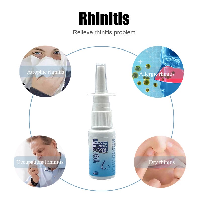 3pcs ZB Newest Powerful Nasal Spray Treatment Chronic Allergic Rhinitis Cure Sinusitis Medical Herb Plaster Nose Care 20ml