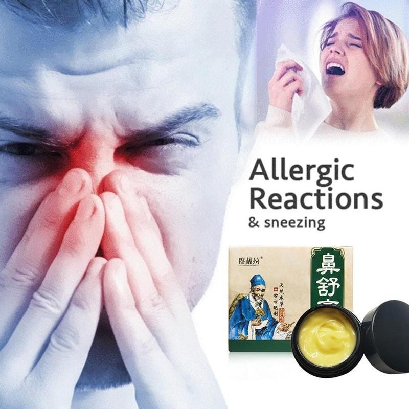 5pcs/10pcs Allergic Rhinitis Balm Neti Sneezing Plasti Ointment For Allergy Chronic Rhinitis Sinus Stuffy Nose Care