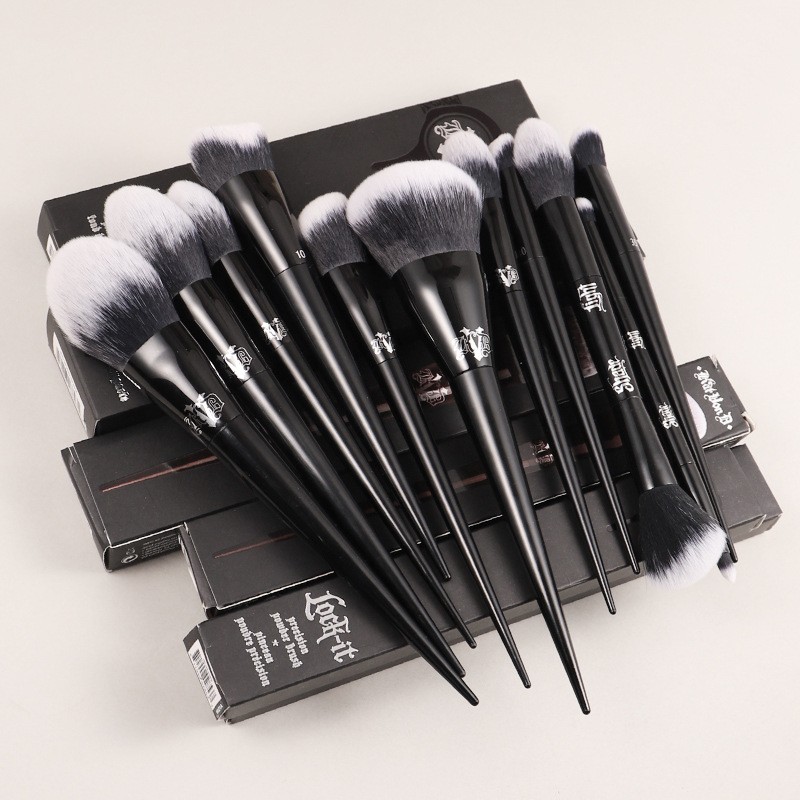 CFD 11 Makeup Brushes Set Powder Foundation Concealer Eye Shadow Blending Concealer Beauty Tools Soft Brush With Box