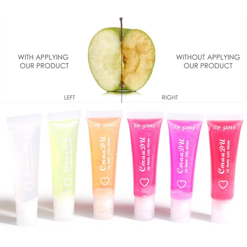 6 colors pure transparent moisturizing moisturizing lip balm lip glaze cosmetics lip gloss makeup beauty health