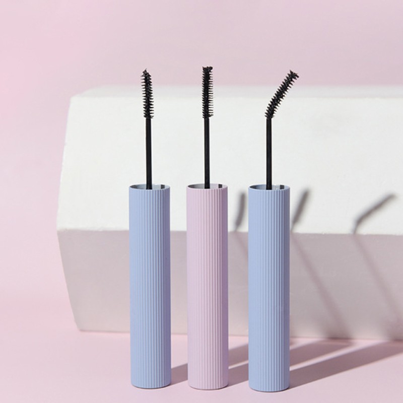 Mascara Ultra Fine Curl Thick Lengthening Eye Lashes Mascara Waterproof Non-Smudge Brown Natural Curling Fine Brush Mascara Makeup